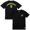 Nashville SC Mitchell & Ness 2-Hit T-Shirt - Black - Front View