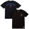 Real Salt Lake Mitchell & Ness 2-Hit T-Shirt - Black - Front View