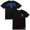 San Jose Earthquakes Mitchell & Ness 2-Hit T-Shirt - Black - Front View