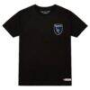San Jose Earthquakes Mitchell & Ness 2-Hit T-Shirt - Black - Side View