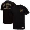 LAFC Mitchell & Ness 2-Hit T-Shirt - Black - Front View
