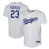 Kyle Tucker Los Angeles Dodgers Nike Youth Home Replica Jersey - White - Front View
