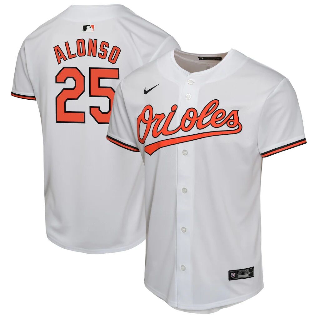 Pete Alonso Baltimore Orioles Nike Youth Game Player Jersey