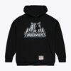 Minnesota Timberwolves Mitchell & Ness Chrome Hoodie - Black - Front View