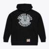 Golden State Warriors Mitchell & Ness Chrome Hoodie - Black - Side View