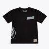 Houston Rockets Mitchell & Ness Chrome Heritage T-Shirt - Black - Back View