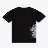 Golden State Warriors Mitchell & Ness Chrome Heritage T-Shirt - Black - Back View