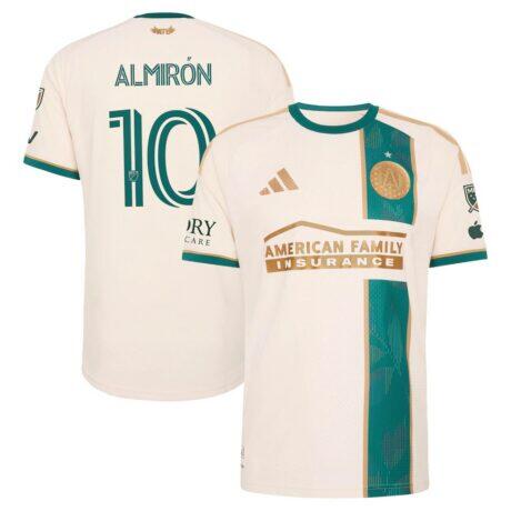 Miguel Almiron Atlanta United FC adidas 2026 Spirit of '96 On-Field Authentic Patch Jersey - - Front View