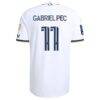 Gabriel Pec LA Galaxy adidas 2026 The VeloCITY Kit On-Field Authentic Patch Jersey - White - Detail View