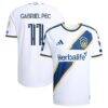 Gabriel Pec LA Galaxy adidas 2026 The VeloCITY Kit On-Field Authentic Patch Jersey - White - Front View
