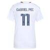Gabriel Pec LA Galaxy adidas Women's 2026 The VeloCITY Kit Replica Jersey - White - Detail View