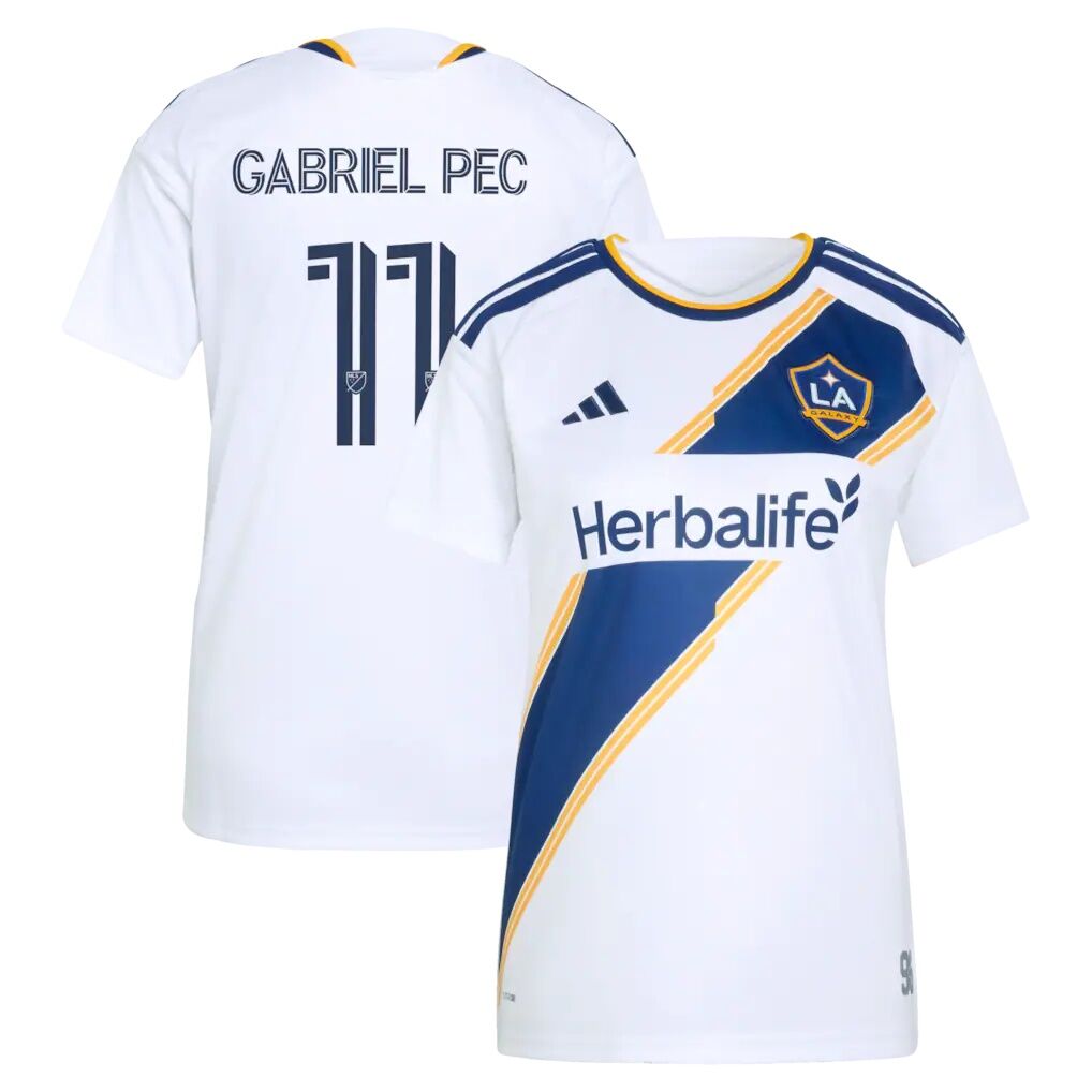 Gabriel Pec LA Galaxy adidas Women's 2026 The VeloCITY Kit Replica Jersey