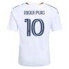 Riqui Puig LA Galaxy adidas Youth 2026 The VeloCITY Kit Replica Jersey - White - Detail View