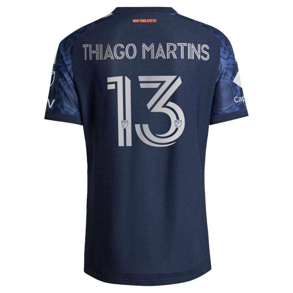Thiago Martins New York City FC adidas 2026 The All Nations Kit On-Field Authentic Patch Jersey