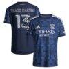 Thiago Martins New York City FC adidas 2026 The All Nations Kit On-Field Authentic Patch Jersey - Blue - Front View