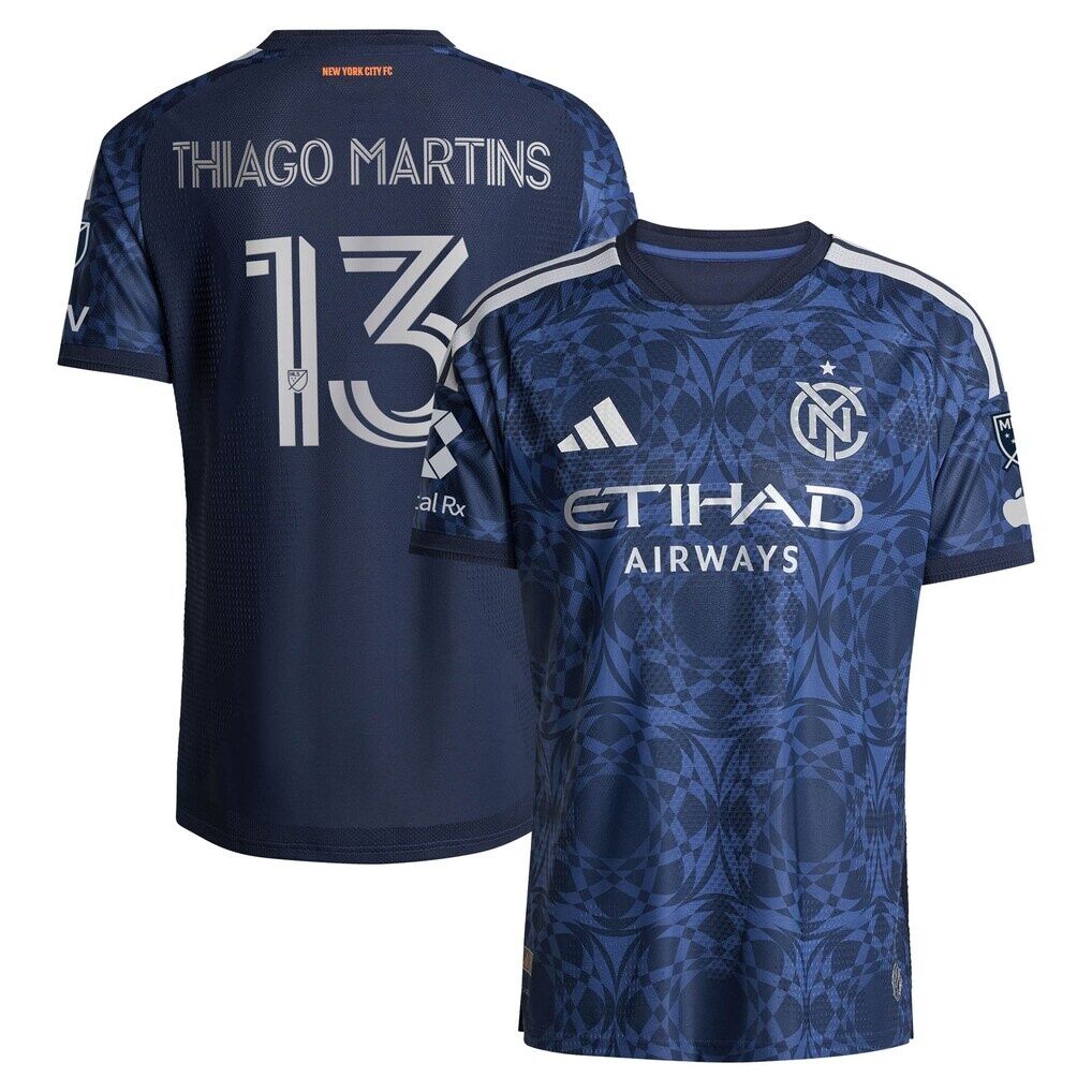 Thiago Martins New York City FC adidas 2026 The All Nations Kit On-Field Authentic Patch Jersey