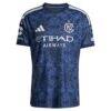 Thiago Martins New York City FC adidas 2026 The All Nations Kit On-Field Authentic Patch Jersey - Blue - Side View