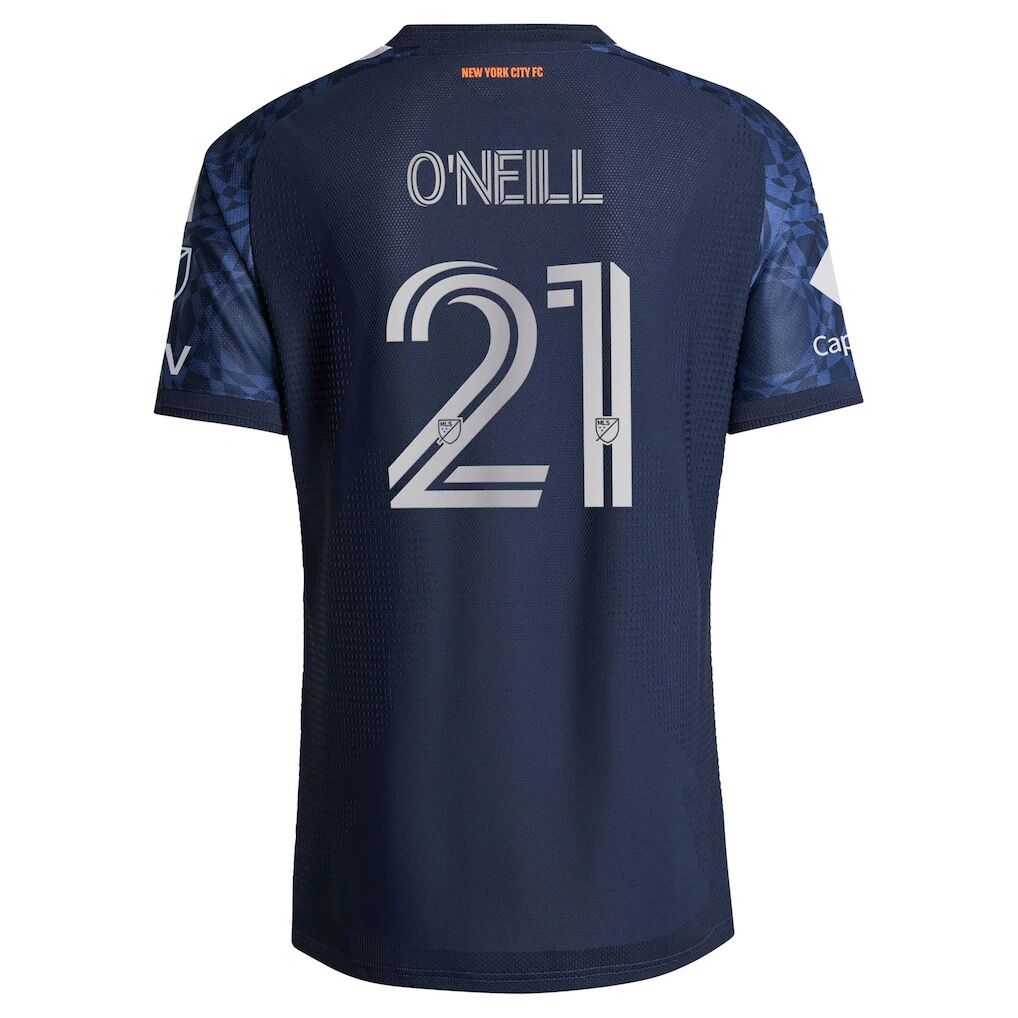 Aiden O'Neill New York City FC adidas 2026 The All Nations Kit On-Field Authentic Patch Jersey
