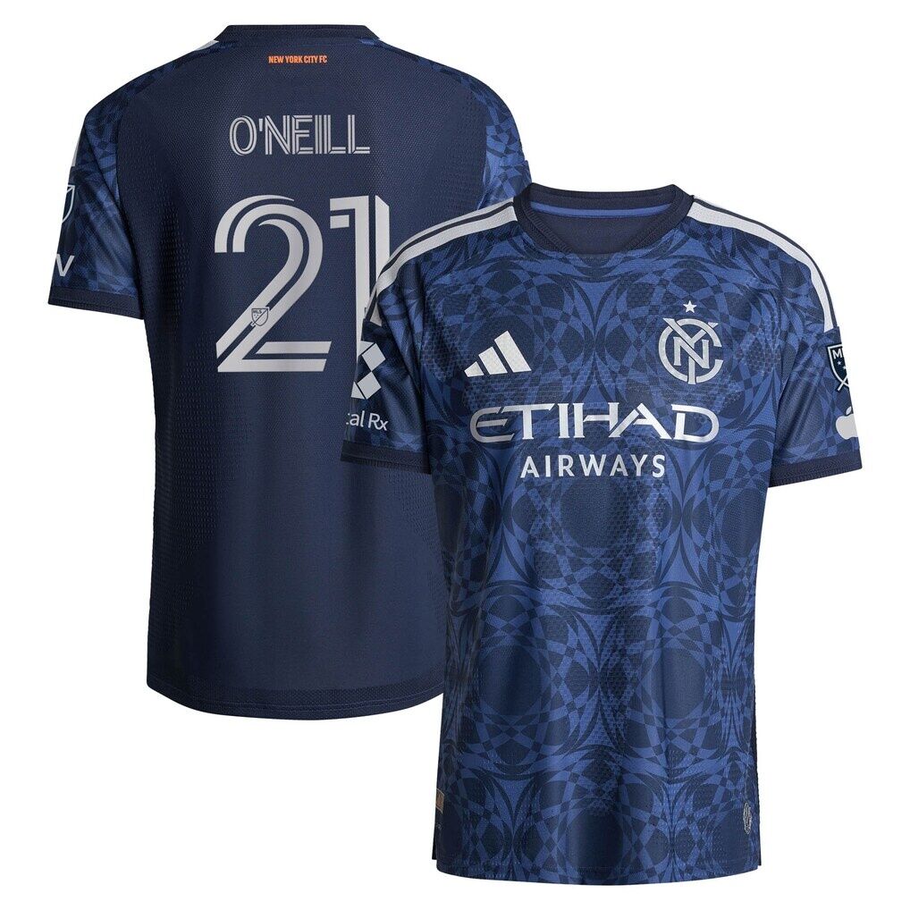 Aiden O'Neill New York City FC adidas 2026 The All Nations Kit On-Field Authentic Patch Jersey