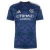 Aiden O'Neill New York City FC adidas 2026 The All Nations Kit Replica Jersey - Blue - Side View