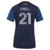 Aiden O'Neill New York City FC adidas Women's 2026 The All Nations Kit Replica Jersey - Blue - Detail View
