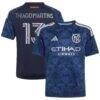 Thiago Martins New York City FC adidas Youth 2026 The All Nations Kit Replica Jersey - Blue - Front View