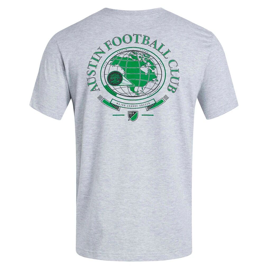 Austin FC adidas World Pitch T-Shirt – Heather Gray