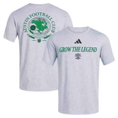Austin FC adidas World Pitch T-Shirt - - Front View