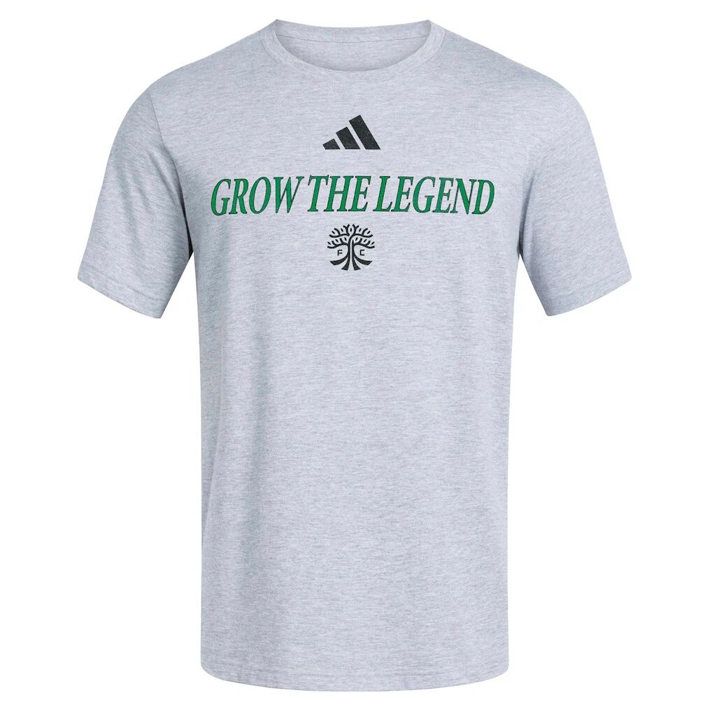 Austin FC adidas World Pitch T-Shirt – Heather Gray