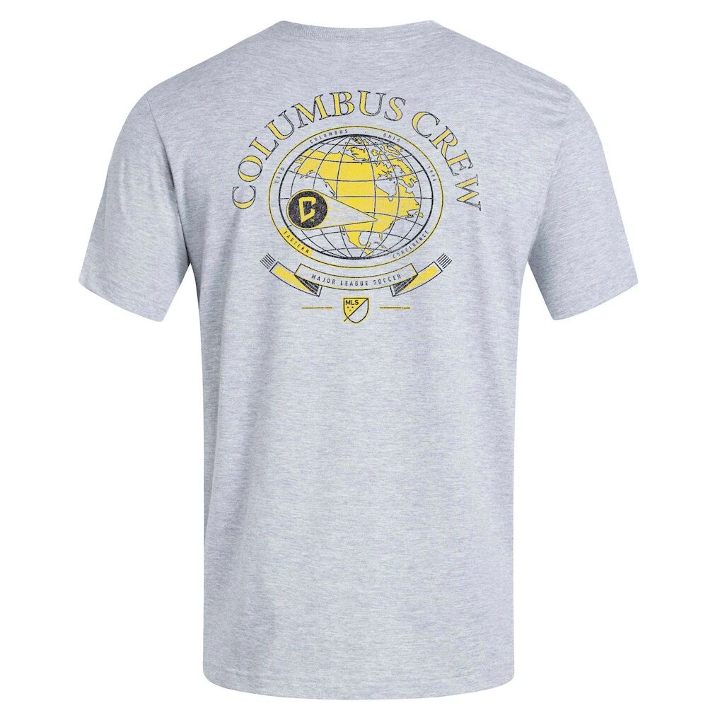 Columbus Crew adidas World Pitch T-Shirt - Heather Gray