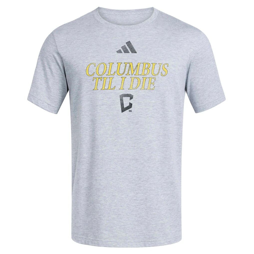 Columbus Crew adidas World Pitch T-Shirt - Heather Gray