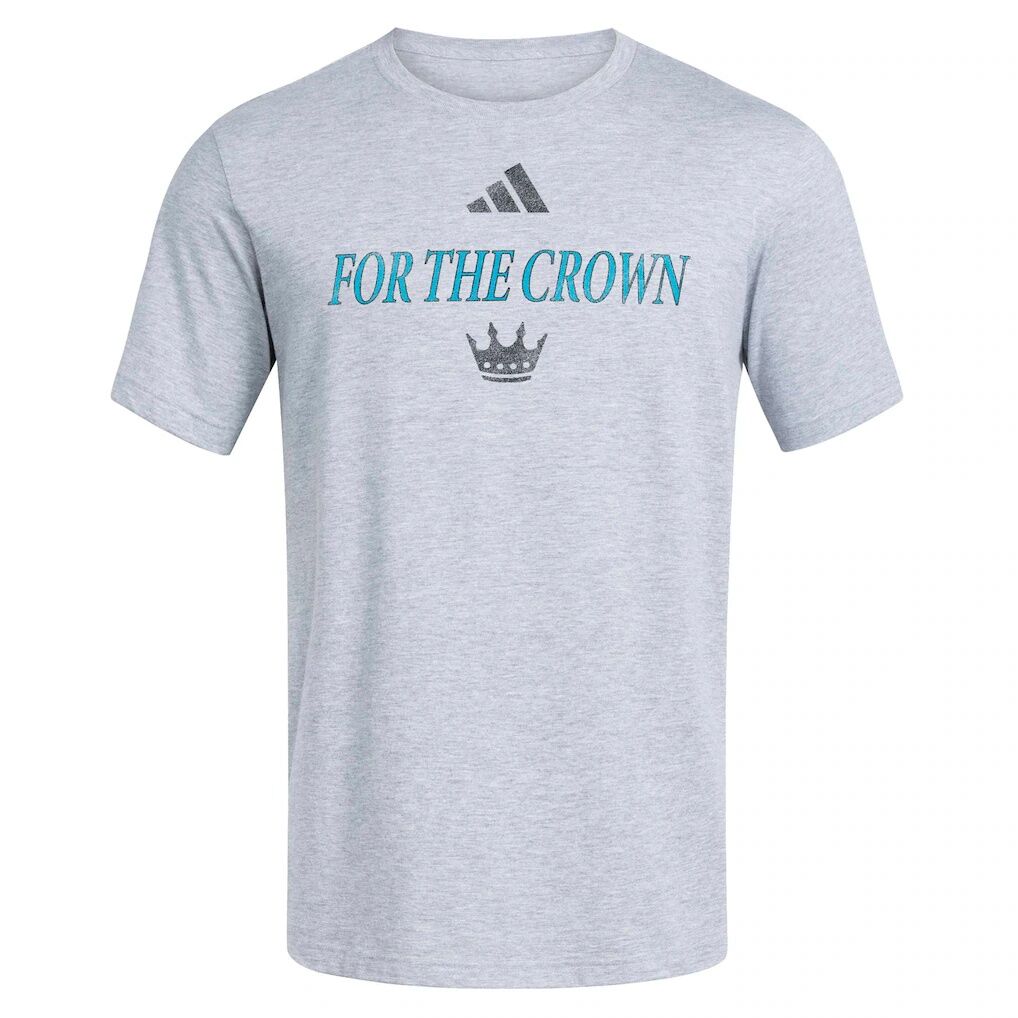 Charlotte FC adidas World Pitch T-Shirt – Heather Gray