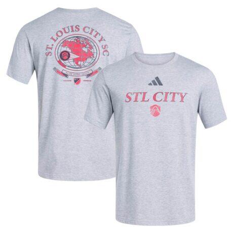 St. Louis CITY SC adidas World Pitch T-Shirt - - Front View