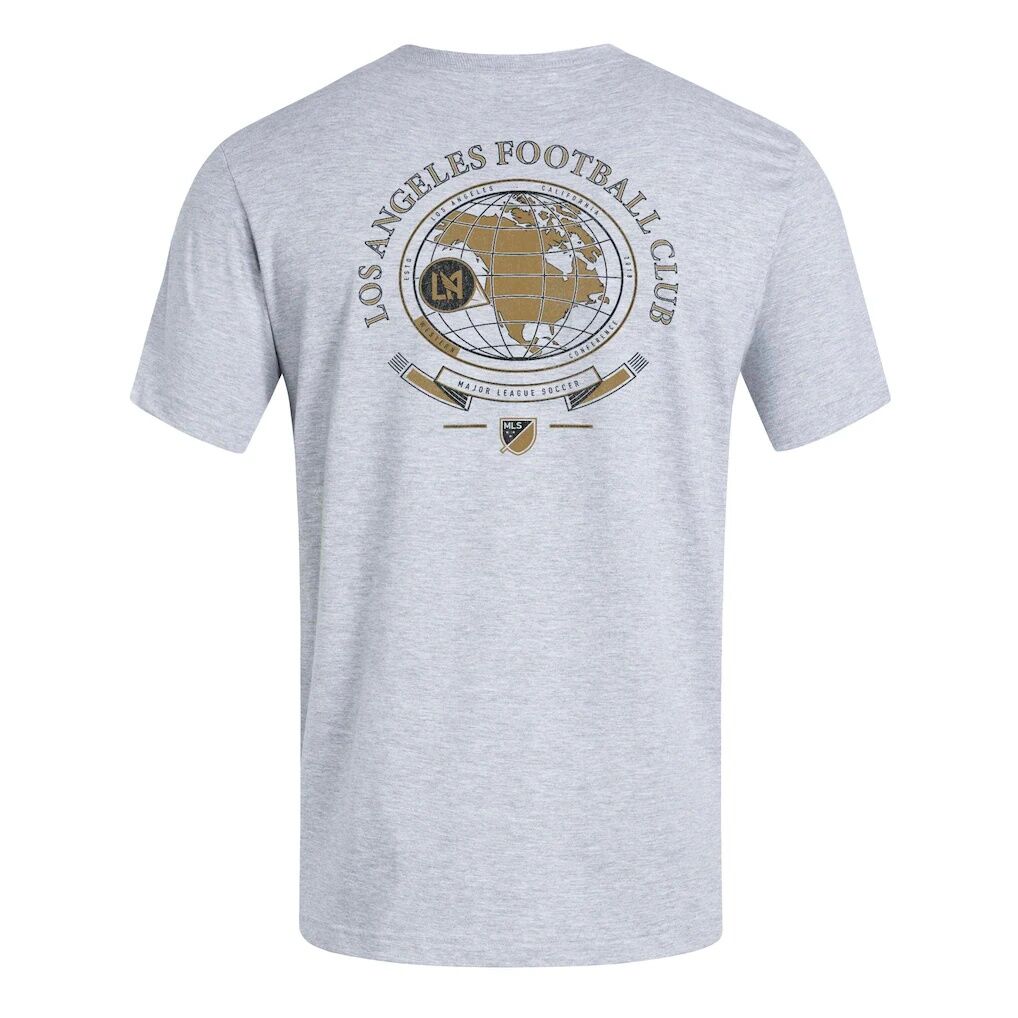 LAFC adidas World Pitch T-Shirt - Heather Gray