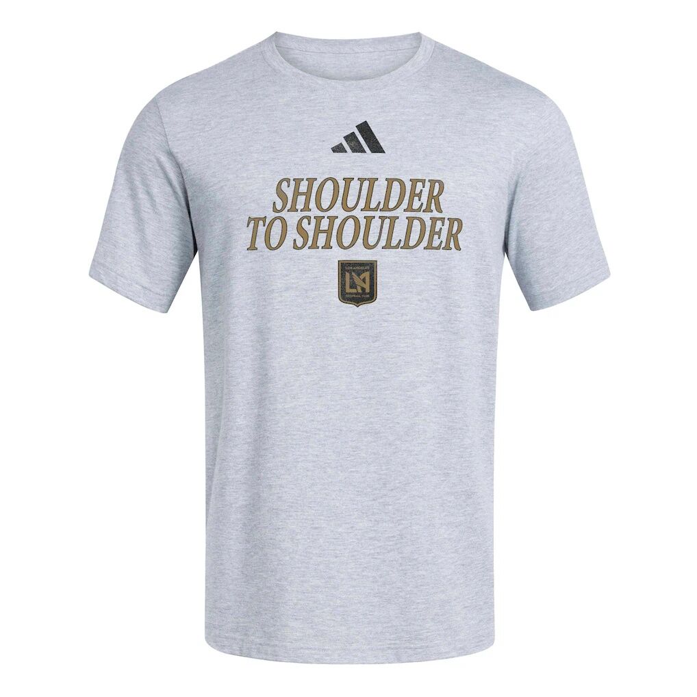 LAFC adidas World Pitch T-Shirt - Heather Gray