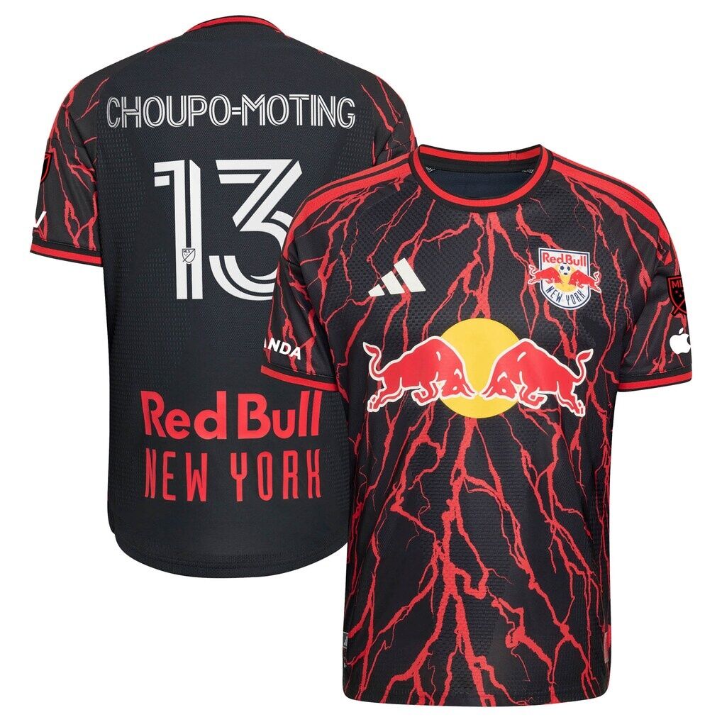 Eric Maxim Choupo-Moting New York Red Bulls adidas 2026 The Rooted Kit On-Field Authentic Patch Jersey