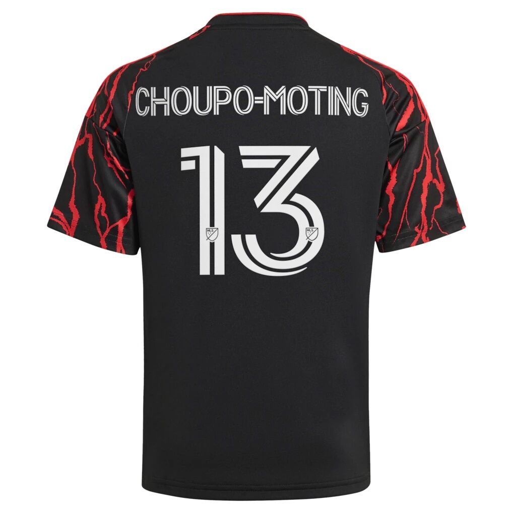Eric Maxim Choupo-Moting New York Red Bulls adidas Youth 2026 The Rooted Kit Replica Jersey