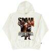 VJ Edgecombe & Tyrese Maxey Philadelphia 76ers SLAM Unisex Cover Hoodie - Cream - Front View