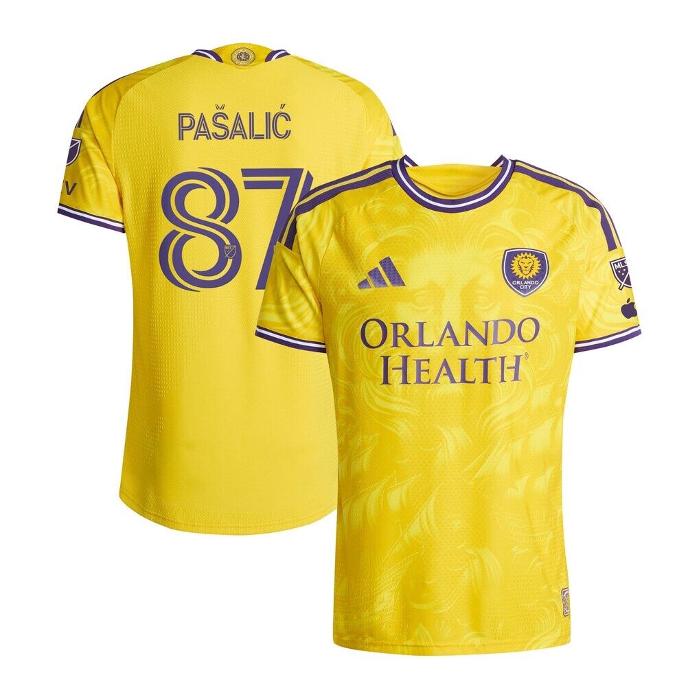 Marco Pašalić Orlando City SC adidas 2026 Sunken Treasure Kit On-Field Authentic Patch Jersey