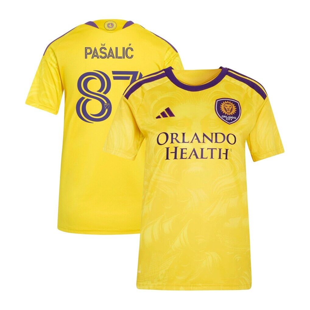 Marco Pašalić Orlando City SC adidas Women's 2026 Sunken Treasure Kit Replica Jersey