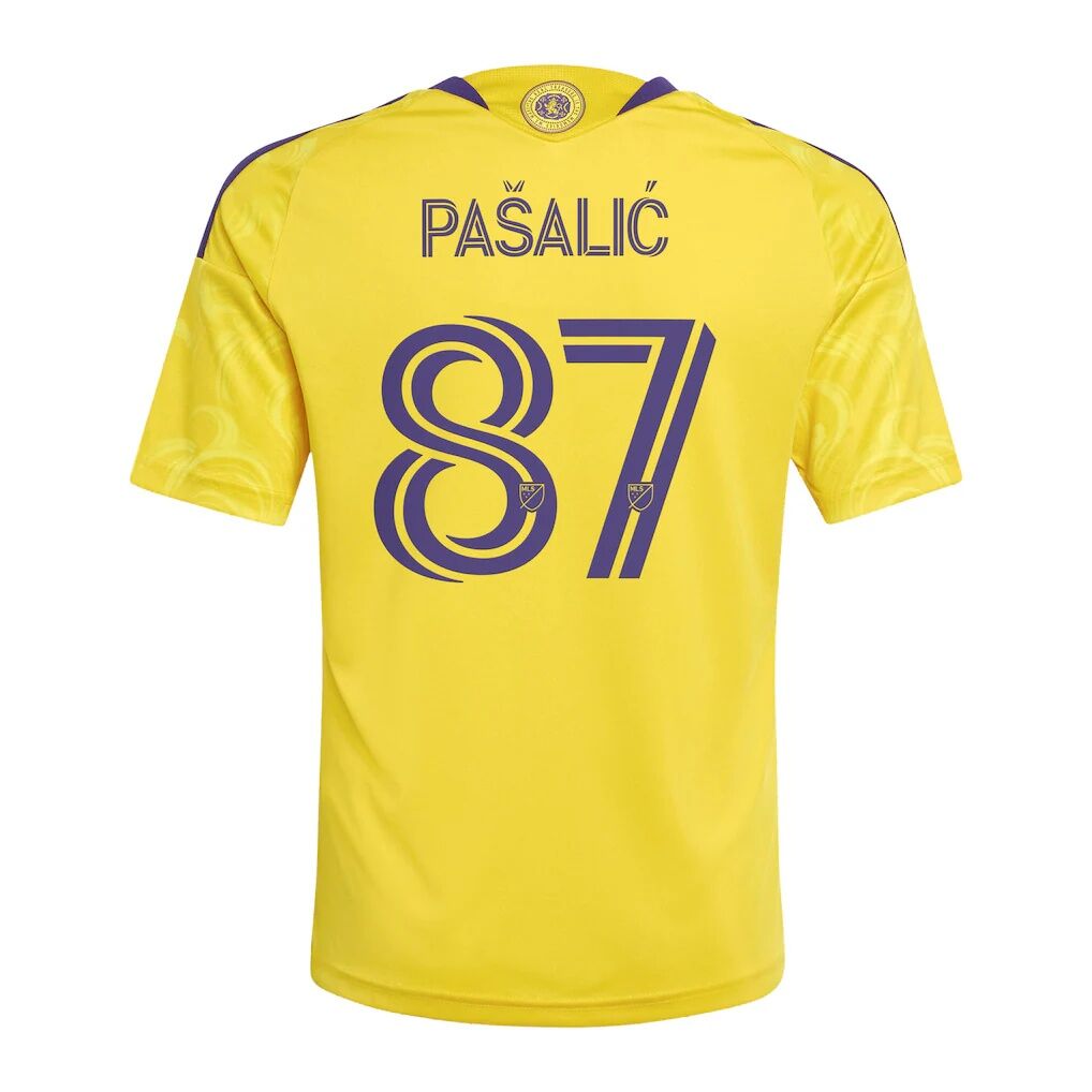 Marco Pašalić Orlando City SC adidas Youth 2026 Sunken Treasure Kit Replica Jersey
