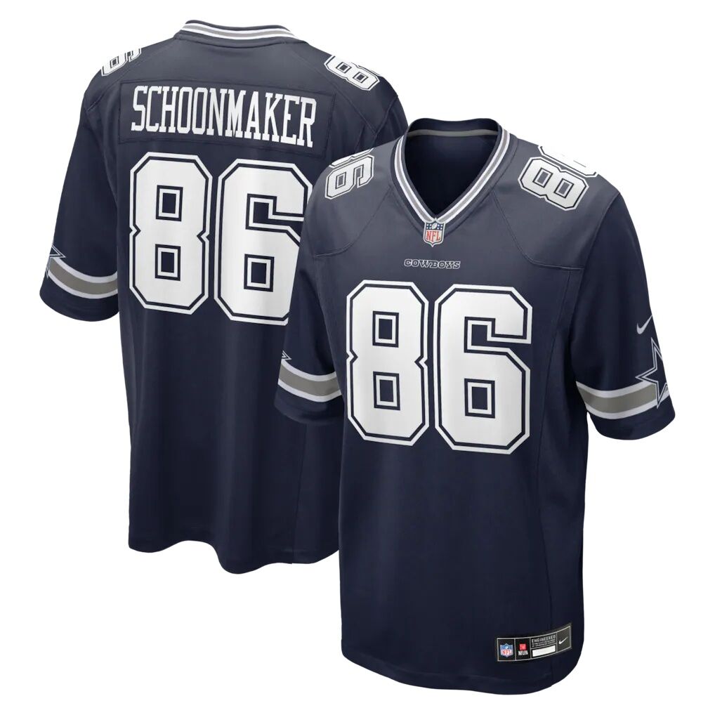 Luke Schoonmaker Dallas Cowboys Nike Team Game Jersey