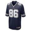 Luke Schoonmaker Dallas Cowboys Nike Team Game Jersey - Navy - Side View