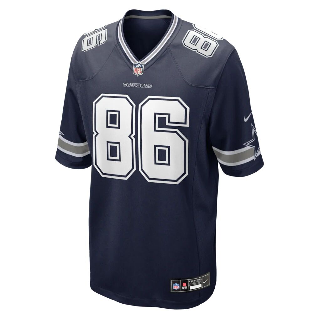 Luke Schoonmaker Dallas Cowboys Nike Team Game Jersey