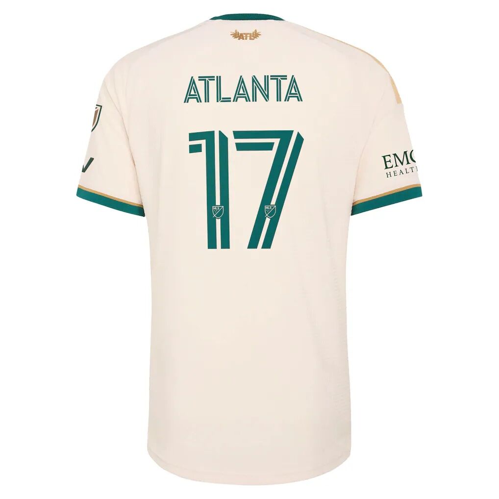 Atlanta United FC adidas 2026 Spirit of ’96 On-Field Authentic Patch Jersey – Tan