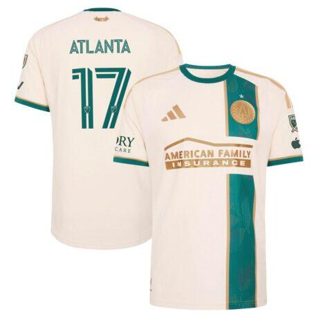 Atlanta United FC adidas 2026 Spirit of '96 On-Field Authentic Patch Jersey - - Front View