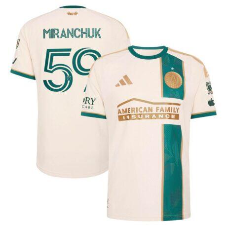 Aleksei Miranchuk Atlanta United FC adidas 2026 Spirit of '96 On-Field Authentic Patch Jersey - - Front View