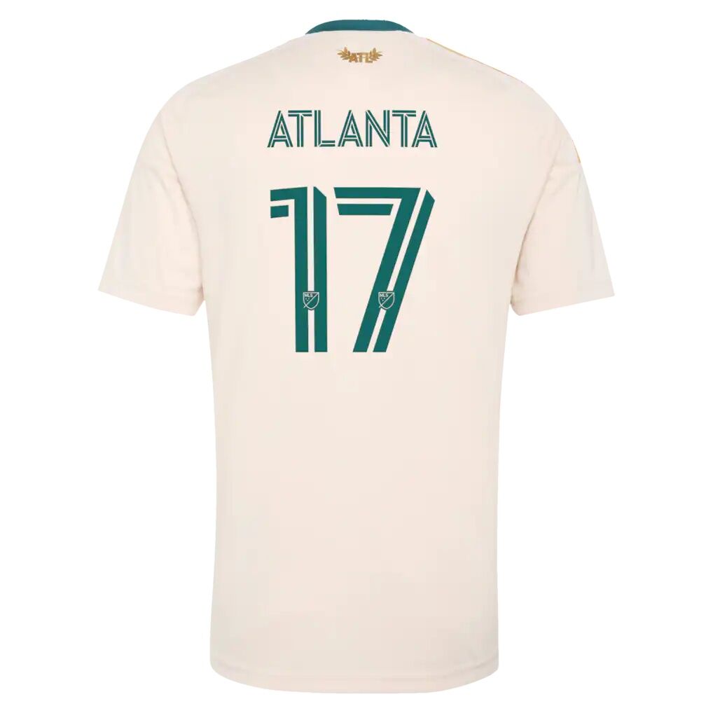 #17 Atlanta United FC adidas 2026 Spirit of ’96 Replica Jersey – Tan