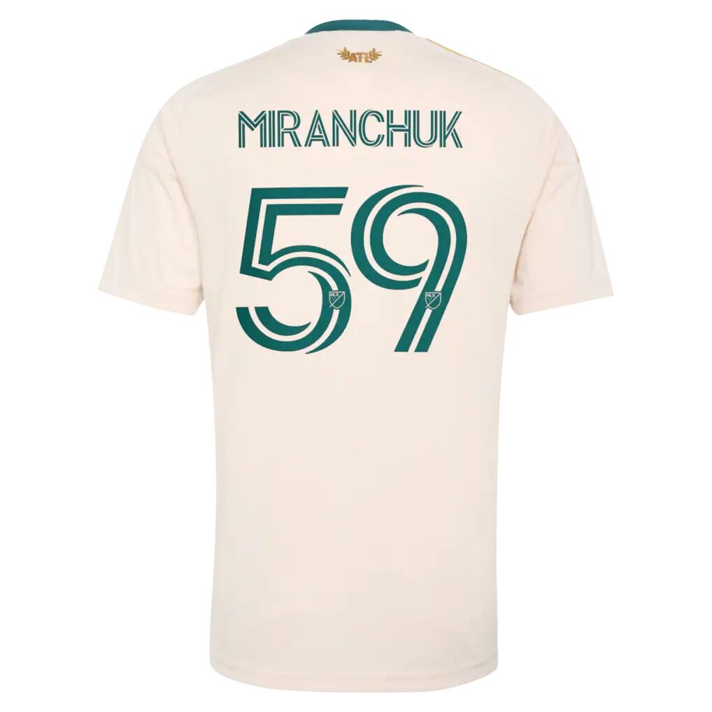 Aleksei Miranchuk Atlanta United FC adidas 2026 Spirit of ’96 Replica Jersey – Tan