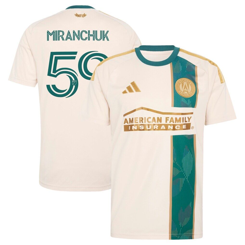 Aleksei Miranchuk Atlanta United FC adidas 2026 Spirit of ’96 Replica Jersey – Tan